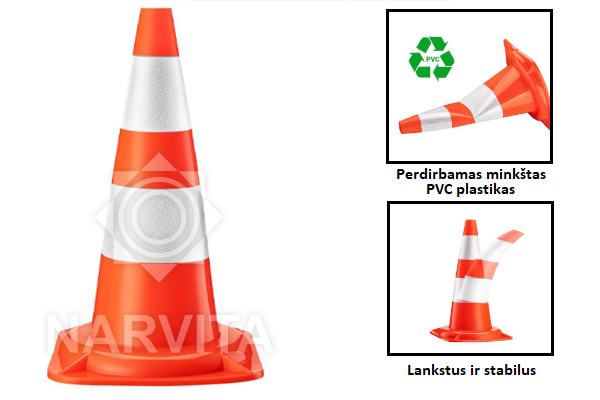 Minkšti signaliniai kūgiai