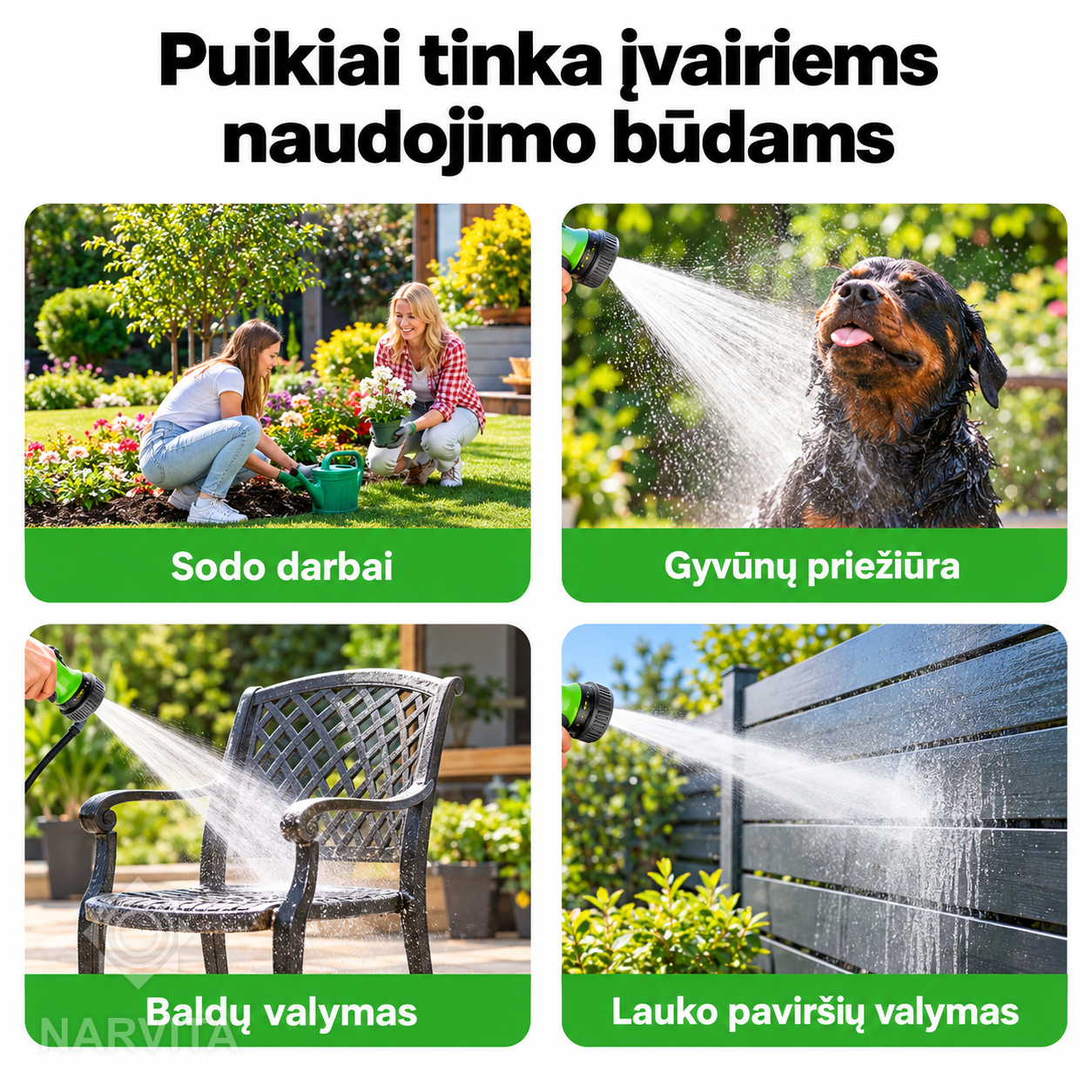 universali plovimo žarna